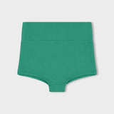 Mini Rib Boy Short - Emerald Green