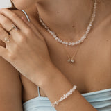 Teeny Tini Mini Healing Necklace - Clear Quartz